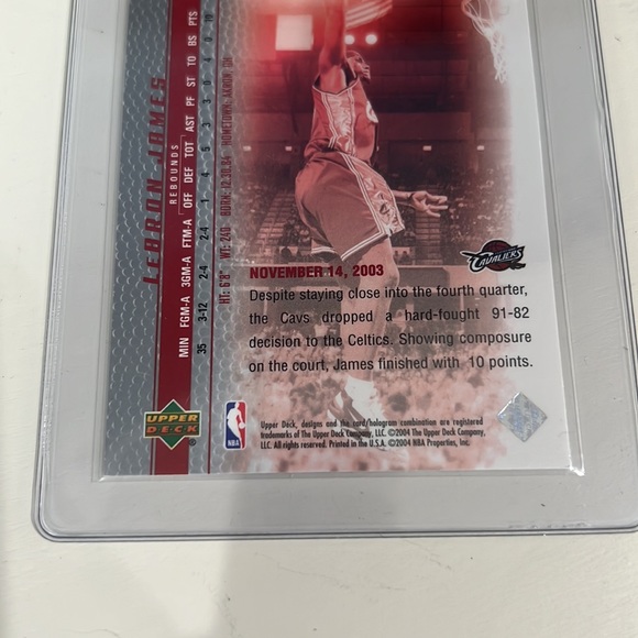 Lebron James - 2004 Upper Deck Phenomenal Beginning - Picture 3 of 6